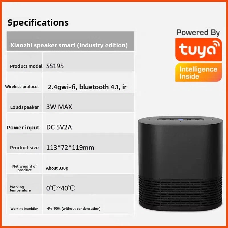 Smart Xiao Zhi AI Voice Assistant Speaker - Built-in Infrared Remote Home Automation Hub