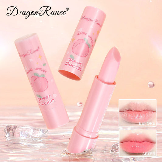 Dragon Ranee Sweet Peach Magic Lipstick - Temperature Color Changing Lip Balm