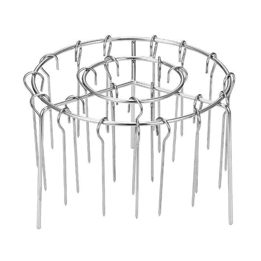 Air Fryer Kebab Skewer Rack - Stainless Steel Multi-Purpose Grill Stand with Skewers.