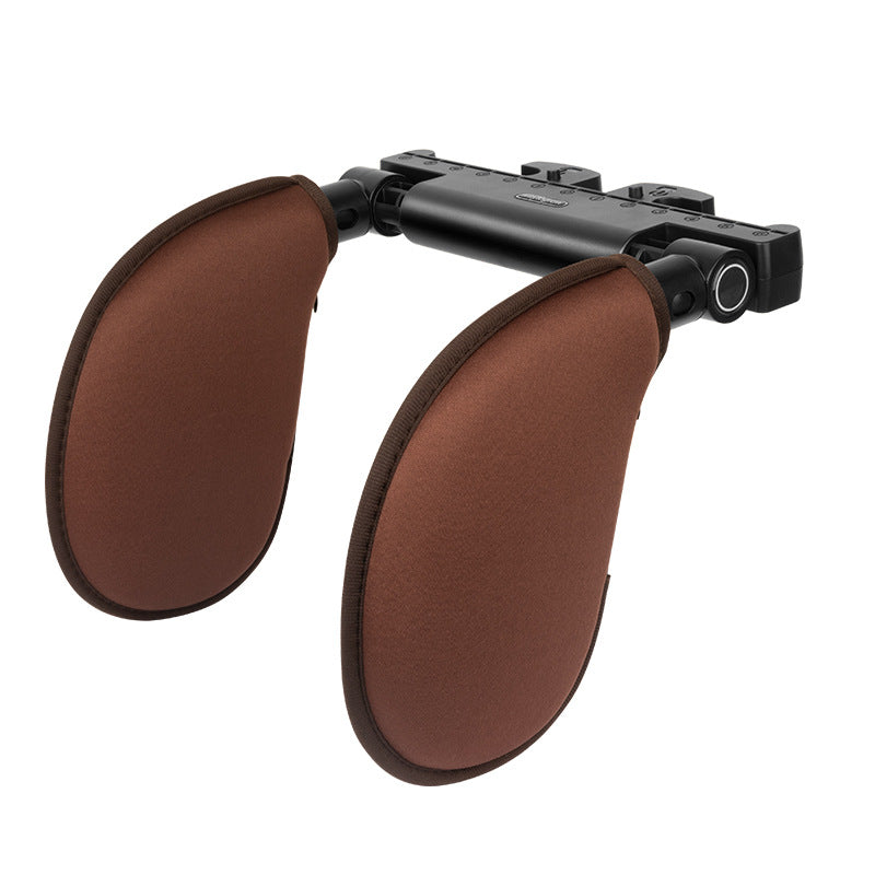 Adjustable Car Seat Headrest Neck Pillow - Ergonomic Side Head Support Cushion for Travel