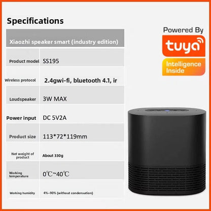 Smart Xiao Zhi AI Voice Assistant Speaker - Built-in Infrared Remote Home Automation Hub