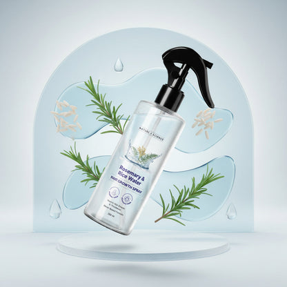 Premium Rosemary Water Hair Thickness Spray - Natural Fermented Rice Extract Scalp Tonic