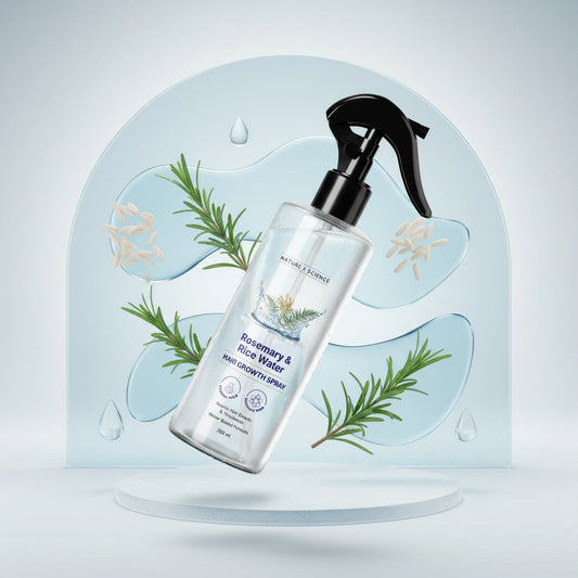 Premium Rosemary Water Hair Thickness Spray - Natural Fermented Rice Extract Scalp Tonic