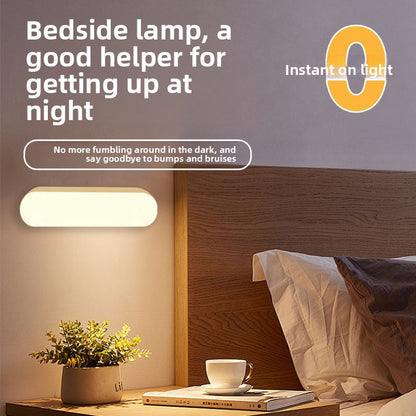 Zero Wiring Motion Activated LED Light - Magnetic Stick On Wardrobe and Bedside Night Light.