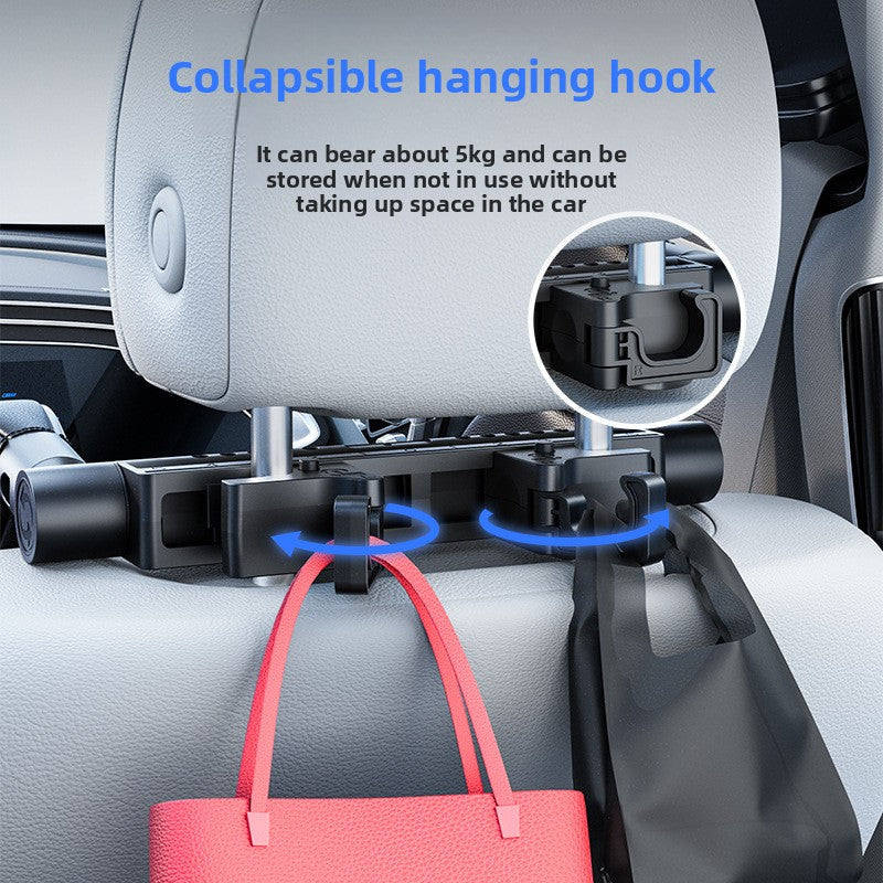 Adjustable Car Seat Headrest Neck Pillow - Ergonomic Side Head Support Cushion for Travel