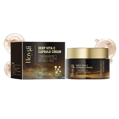 Hoygi Deep Vita C Capsule Cream - Niacinamide 5% Skin Whitening Vitamin C Moisturizer