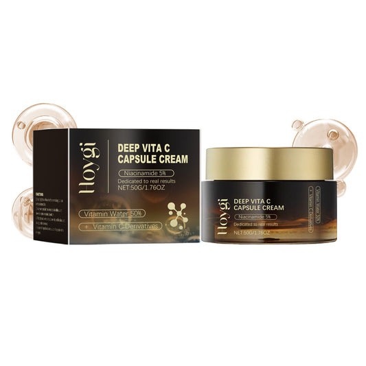 Hoygi Deep Vita C Capsule Cream - Niacinamide 5% Skin Whitening Vitamin C Moisturizer