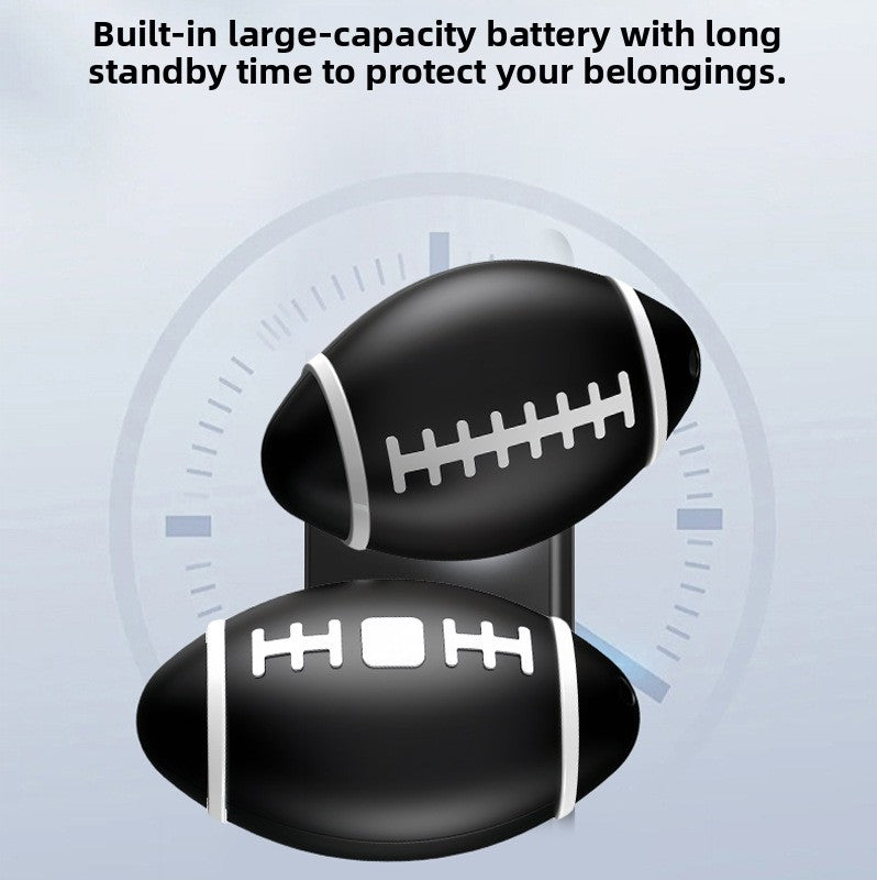 Football-Shaped Smart Anti-Lost Tracker Tag - Apple Find My Compatible Bluetooth Key Finder.