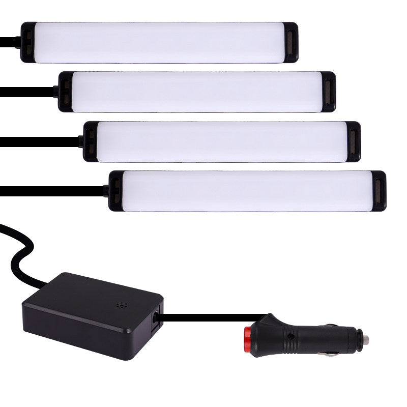 App Control Car Interior LED Ambient Lighting - RGB Multi-Color Footwell Floor Atmosphere Lights