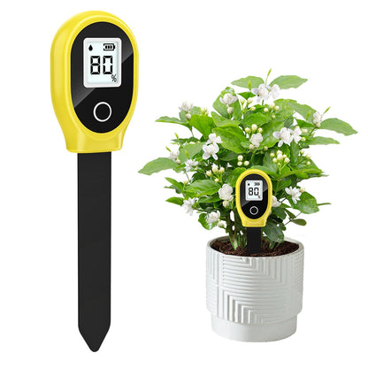 Smart Digital Soil Moisture Meter - Electric Plant Water Tester with Backlit LCD Screen.