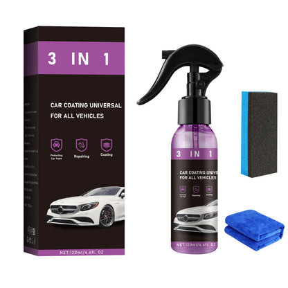 3-in-1 Quick Effect Car Coating Agent - Ceramic Car Coating Spray & Polish