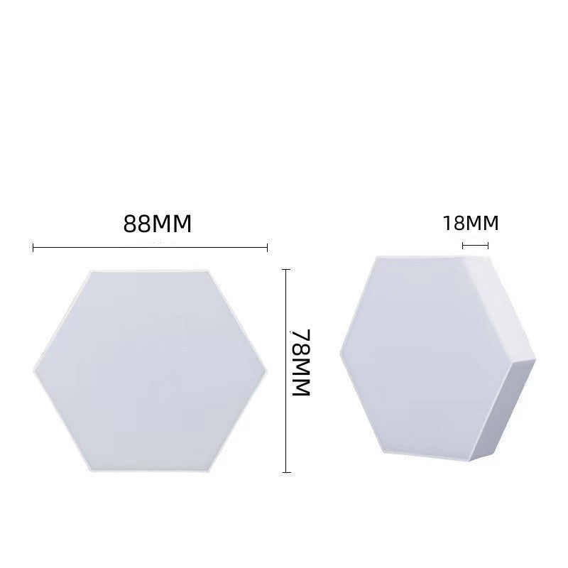 Smart Cellular Hexagon Ambient Light - Modular RGB Wall Panels with Music Sync