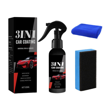 3-in-1 Quick Effect Car Coating Agent - Ceramic Car Coating Spray & Polish