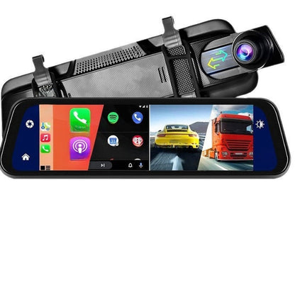 Smart Car Rearview Mirror Camera - 4K Front & 1080P Rear Backup Dashcam