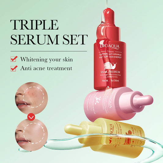 Bioaqua Glow & Anti-Acne Triple Serum Kit