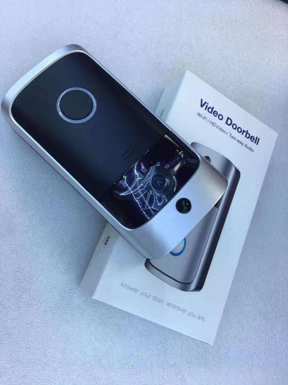 Smart WiFi Video Doorbell - Real-Time Remote View & 2-Way Audio Intercom System