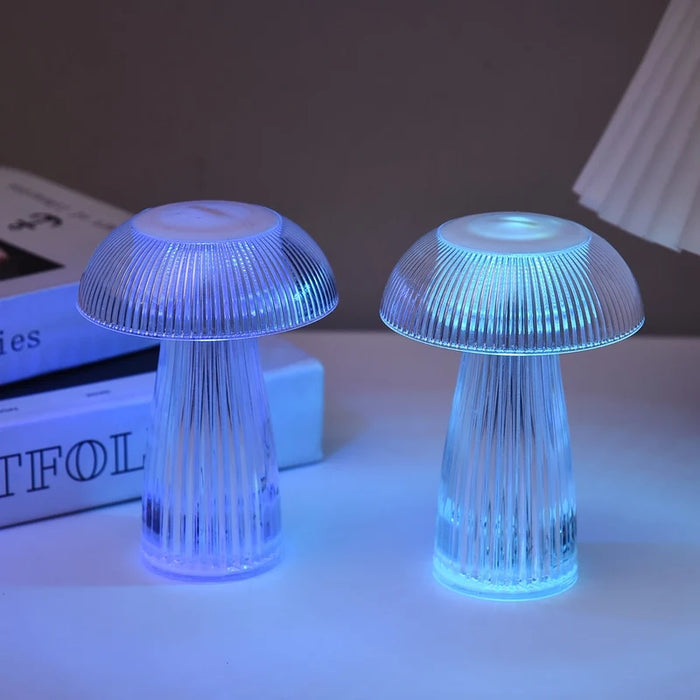 Creative Mushroom Atmosphere Electronic Jellyfish Table Lamp Home Decor