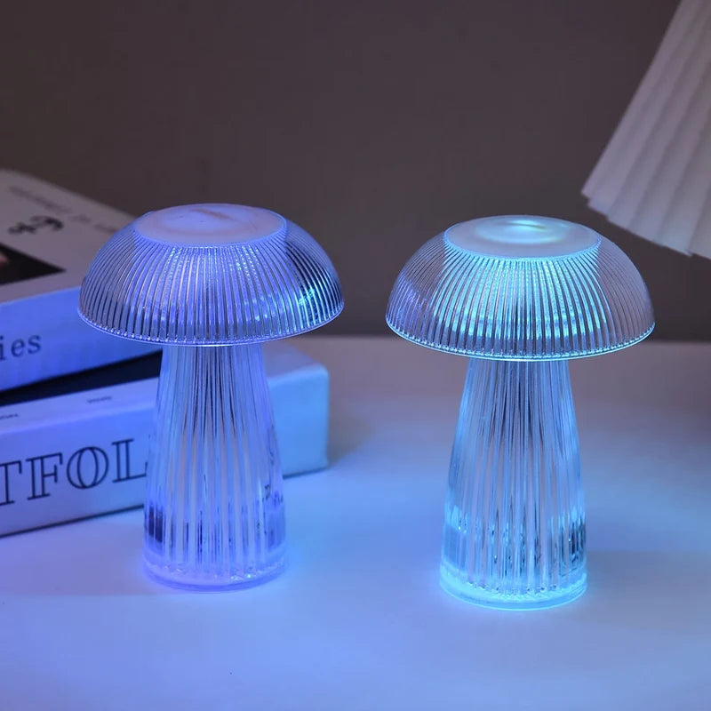 Creative Mushroom Atmosphere Electronic Jellyfish Table Lamp Home Decor