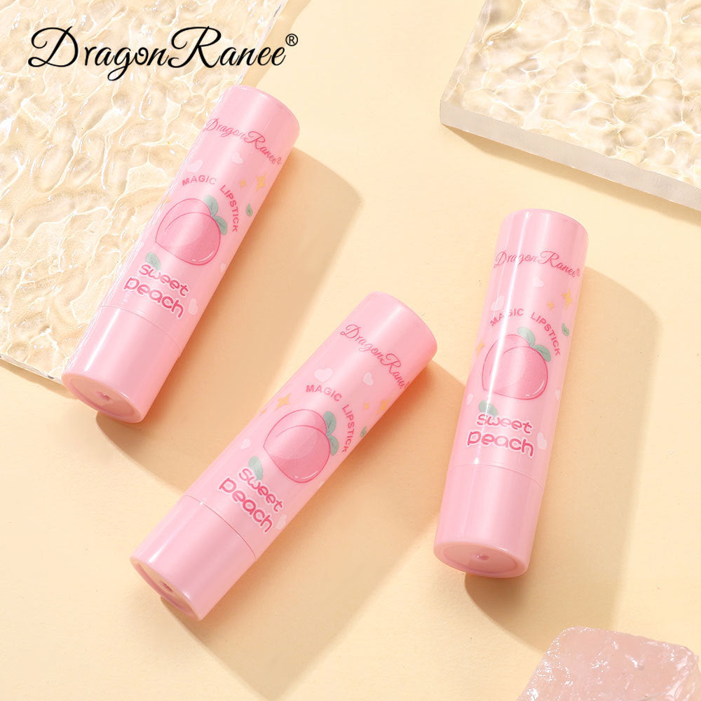 Dragon Ranee Sweet Peach Magic Lipstick - Temperature Color Changing Lip Balm