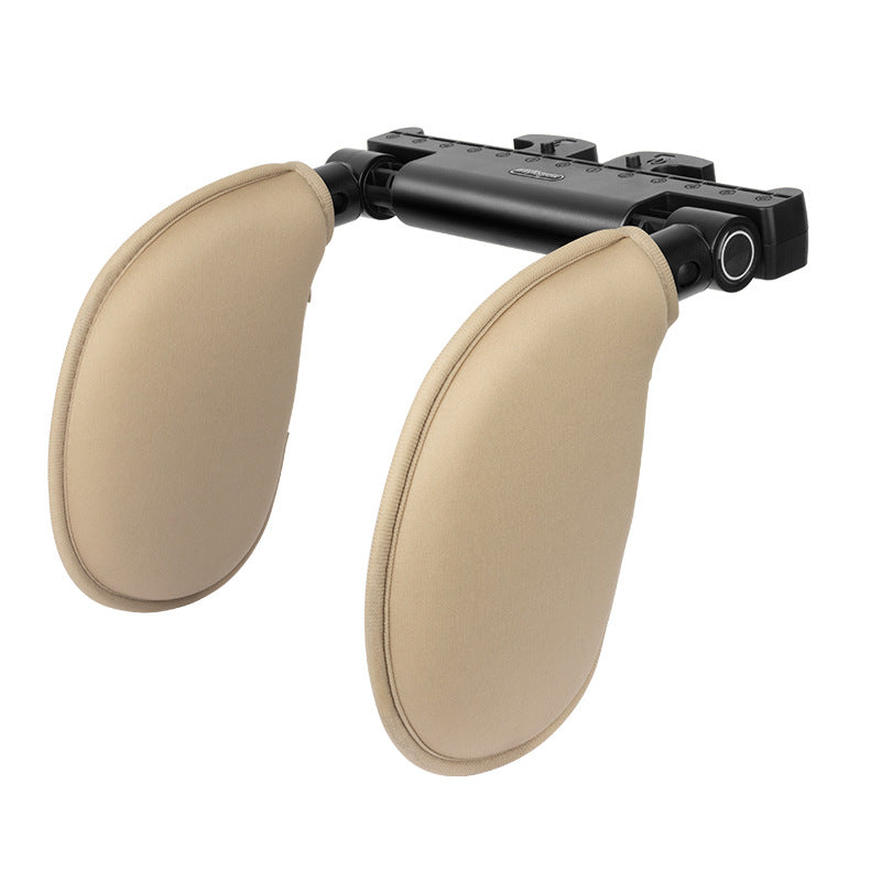 Adjustable Car Seat Headrest Neck Pillow - Ergonomic Side Head Support Cushion for Travel