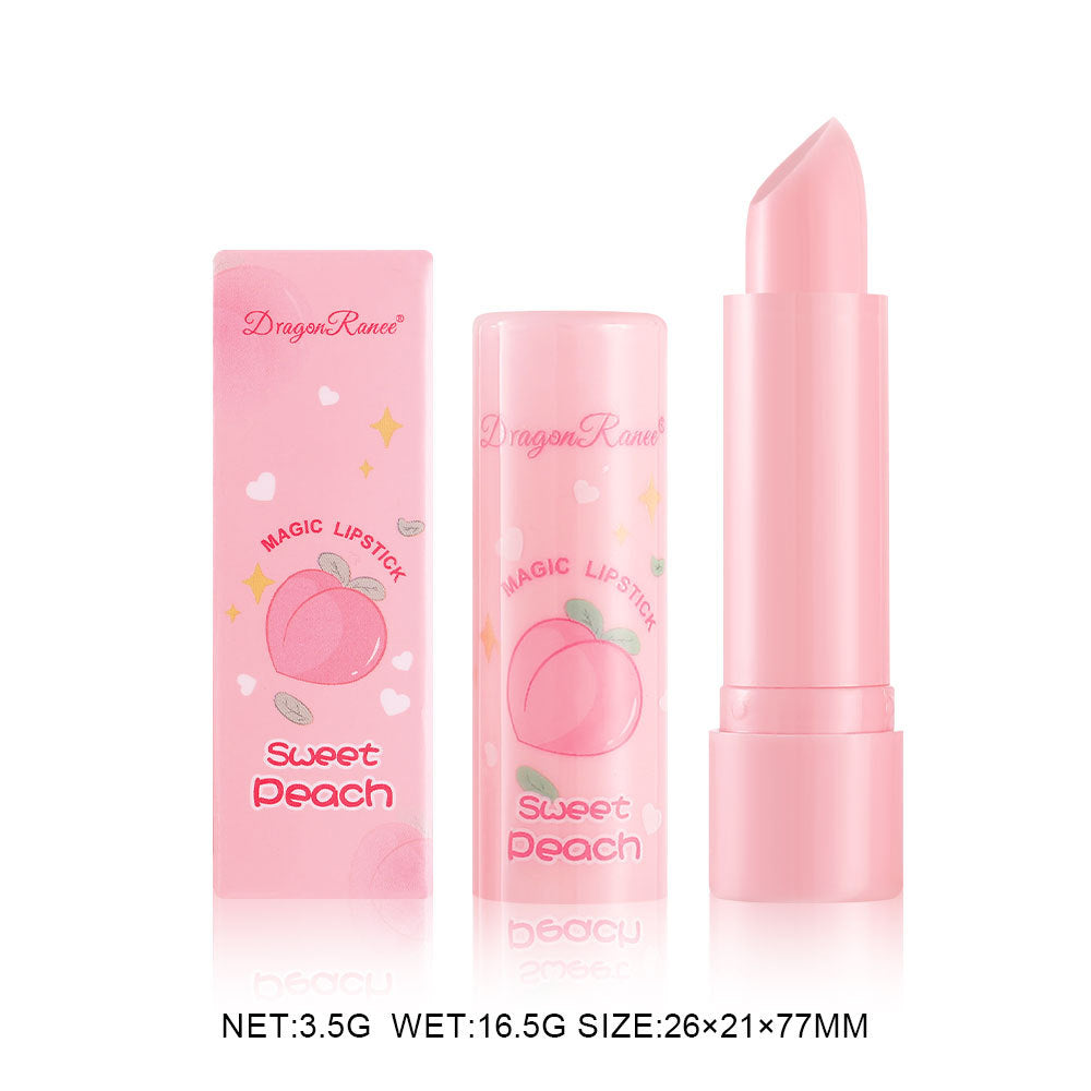 Dragon Ranee Sweet Peach Magic Lipstick - Temperature Color Changing Lip Balm
