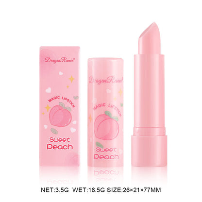 Dragon Ranee Sweet Peach Magic Lipstick - Temperature Color Changing Lip Balm