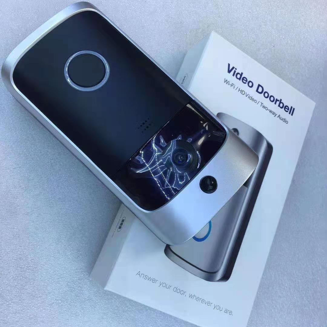 Smart WiFi Video Doorbell - Real-Time Remote View & 2-Way Audio Intercom System