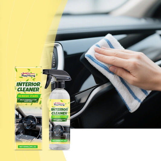 RayHong Car Interior Cleaner Spray - Dashboard Polishing and Stain Removing Refreshing Agent.